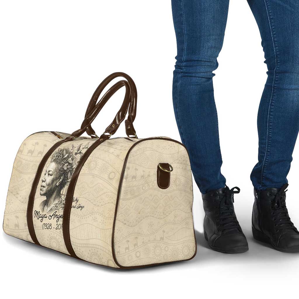 Maya Angelou Travel Bag I Know Why The Caged Bird Sings - African Pride