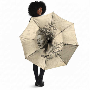 Maya Angelou Umbrella I Know Why The Caged Bird Sings - African Pride