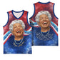 Maya Angelou Basketball Jersey Inspirational Life Mission Quote Celebration of Joy Passion and Compassion - African Pride