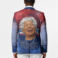 Maya Angelou Blazer Inspirational Life Mission Quote Celebration of Joy Passion and Compassion - African Pride