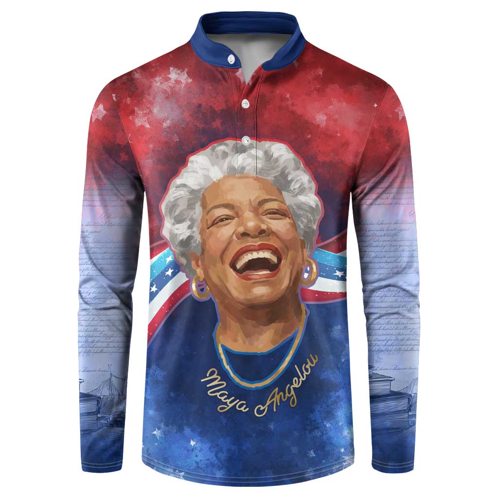 Maya Angelou Button Sweatshirt Inspirational Life Mission Quote Celebration of Joy Passion and Compassion