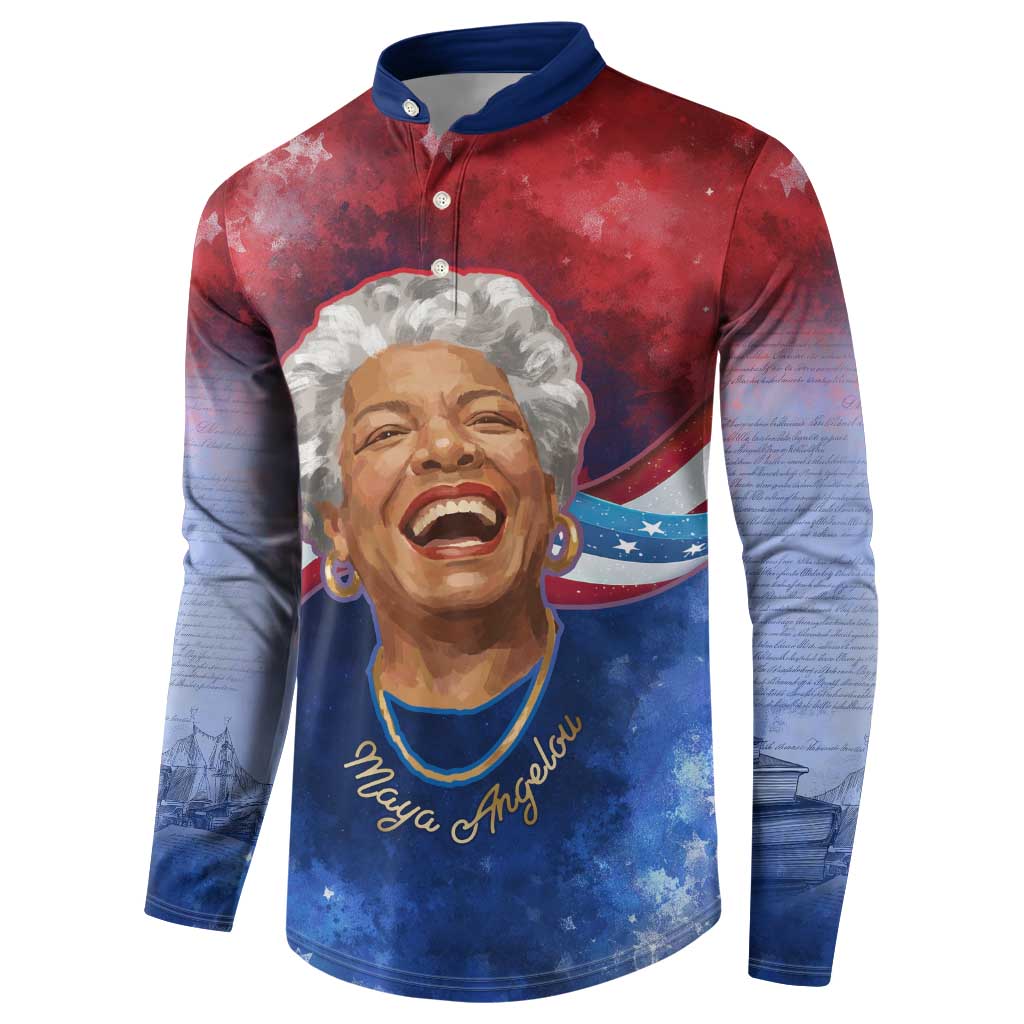 Maya Angelou Button Sweatshirt Inspirational Life Mission Quote Celebration of Joy Passion and Compassion