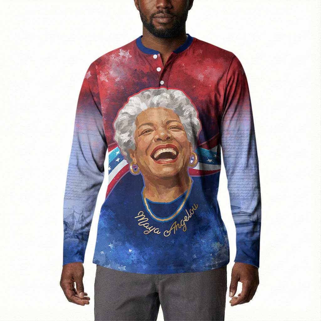 Maya Angelou Button Sweatshirt Inspirational Life Mission Quote Celebration of Joy Passion and Compassion