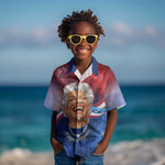 Maya Angelou Kid Hawaiian Shirt Inspirational Life Mission Quote Celebration of Joy Passion and Compassion - African Pride