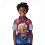 Maya Angelou Kid Polo Shirt Inspirational Life Mission Quote Celebration of Joy Passion and Compassion - African Pride