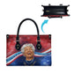 Maya Angelou Leather Bag Inspirational Life Mission Quote Celebration of Joy Passion and Compassion - African Pride