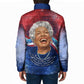 Maya Angelou Padded Jacket Inspirational Life Mission Quote Celebration of Joy Passion and Compassion - African Pride