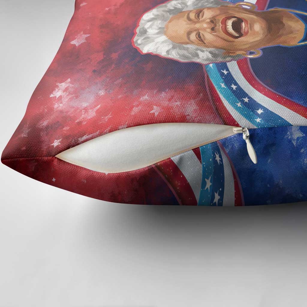Maya Angelou Pillow Cover Inspirational Life Mission Quote Celebration of Joy Passion and Compassion - African Pride