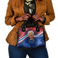Maya Angelou Shoulder Handbag Inspirational Life Mission Quote Celebration of Joy Passion and Compassion - African Pride