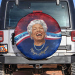 Maya Angelou Spare Tire Cover Inspirational Life Mission Quote Celebration of Joy Passion and Compassion - African Pride