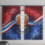 Maya Angelou Window Curtain Inspirational Life Mission Quote Celebration of Joy Passion and Compassion - African Pride