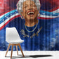Maya Angelou Window Curtain Inspirational Life Mission Quote Celebration of Joy Passion and Compassion - African Pride