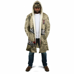 Double V Campaign Tuskegee Airmen Cloak Vintage Military Aviation P-51 Mustang World War II Art