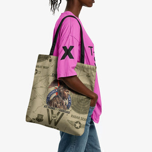 Double V Campaign Tuskegee Airmen Tote Bag Vintage Military Aviation P-51 Mustang World War II Art