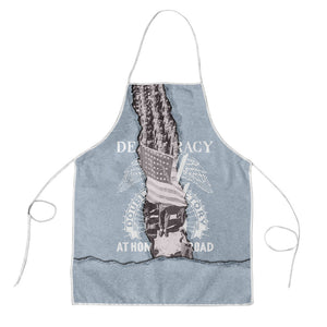 Double V Campaign American Democracy Apron Military Buffalo Soldiers World War II Heritage Art