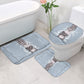 Double V Campaign American Democracy Bathroom Set Military Buffalo Soldiers World War II Heritage Art