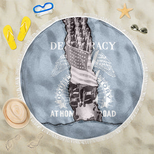 Double V Campaign American Democracy Beach Blanket Military Buffalo Soldiers World War II Heritage Art