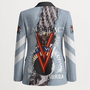 Double V Campaign American Democracy Blazer Military Buffalo Soldiers World War II Heritage Art