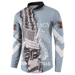 Double V Campaign American Democracy Button Sweatshirt Military Buffalo Soldiers World War II Heritage Art