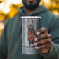 Double V Campaign American Democracy 4 in 1 Can Cooler Tumbler Military Buffalo Soldiers World War II Heritage Art