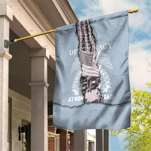 Double V Campaign American Democracy Garden Flag Military Buffalo Soldiers World War II Heritage Art