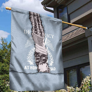 Double V Campaign American Democracy Garden Flag Military Buffalo Soldiers World War II Heritage Art