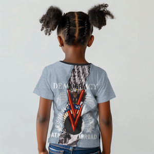 Double V Campaign American Democracy Kid T shirt Military Buffalo Soldiers World War II Heritage Art