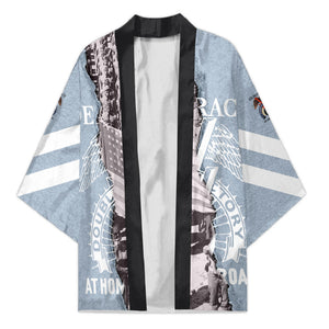 Double V Campaign American Democracy Kimono Military Buffalo Soldiers World War II Heritage Art
