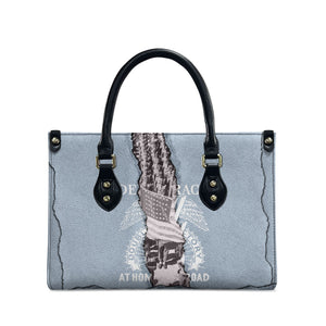 Double V Campaign American Democracy Leather Bag Military Buffalo Soldiers World War II Heritage Art