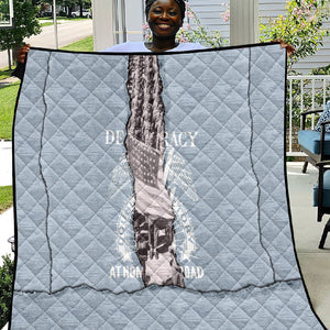 Double V Campaign American Democracy Quilt Military Buffalo Soldiers World War II Heritage Art