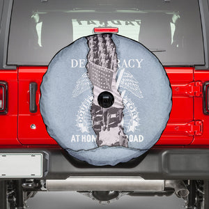 Double V Campaign American Democracy Spare Tire Cover Military Buffalo Soldiers World War II Heritage Art