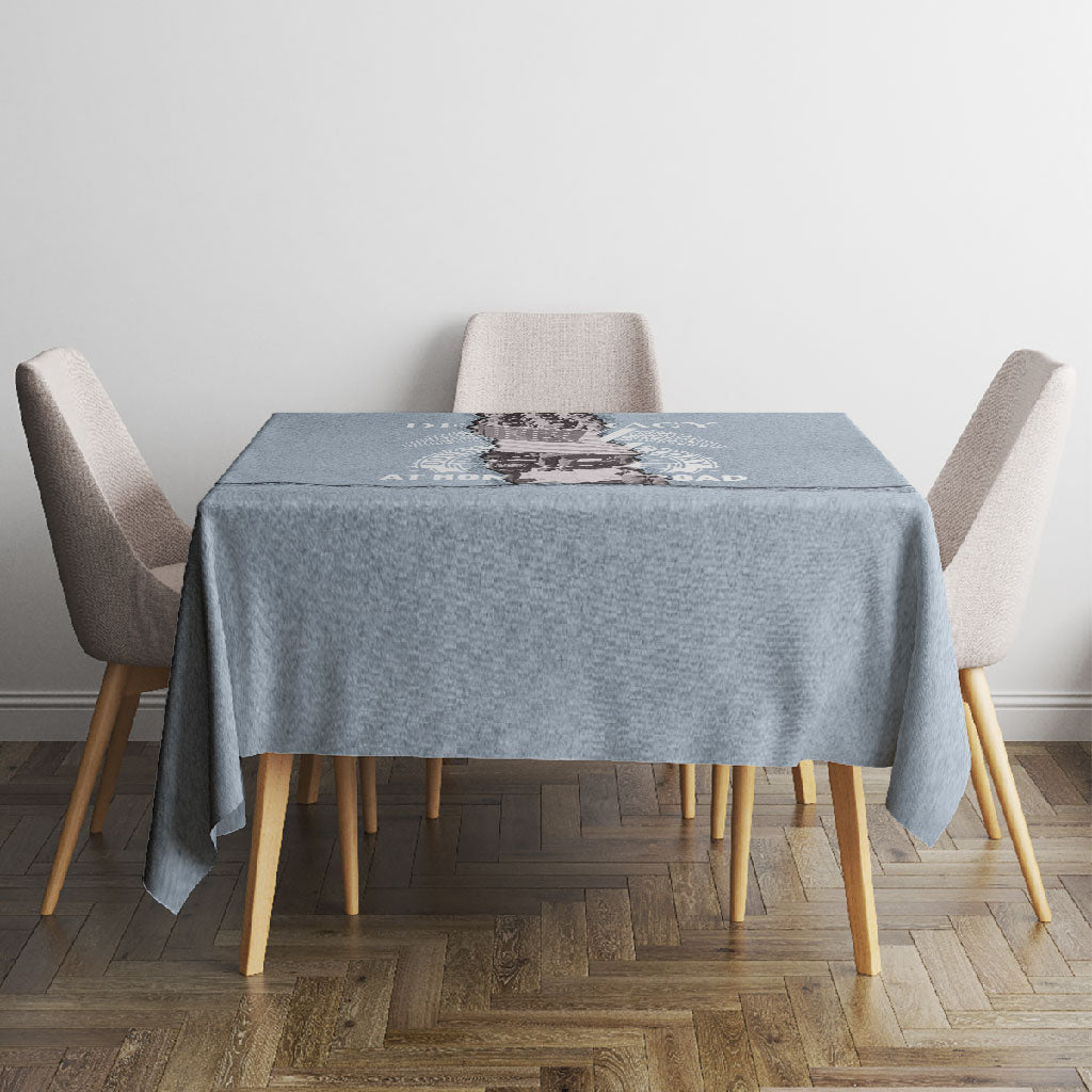 Double V Campaign American Democracy Tablecloth Military Buffalo Soldiers World War II Heritage Art