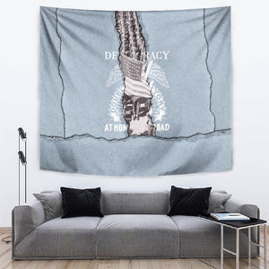 Double V Campaign American Democracy Tapestry Military Buffalo Soldiers World War II Heritage Art