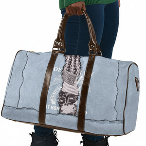 Double V Campaign American Democracy Travel Bag Military Buffalo Soldiers World War II Heritage Art