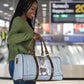 Double V Campaign American Democracy Travel Bag Military Buffalo Soldiers World War II Heritage Art