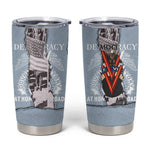 Double V Campaign American Democracy Tumbler Cup Military Buffalo Soldiers World War II Heritage Art