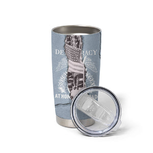 Double V Campaign American Democracy Tumbler Cup Military Buffalo Soldiers World War II Heritage Art