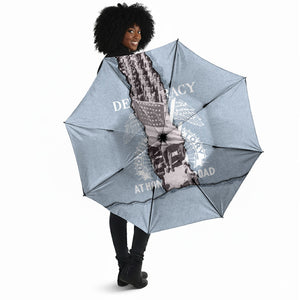 Double V Campaign American Democracy Umbrella Military Buffalo Soldiers World War II Heritage Art