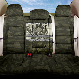 Double V Campaign American History 1942 Back Car Seat Cover Military Camouflage Tuskegee Airmen World War II