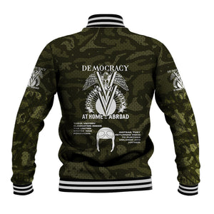 Double V Campaign American History 1942 Baseball Jacket Military Camouflage Tuskegee Airmen World War II