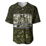 Double V Campaign American History 1942 Baseball Jersey Military Camouflage Tuskegee Airmen World War II