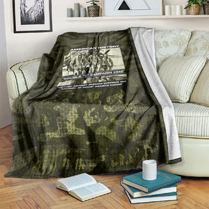 Double V Campaign American History 1942 Blanket Military Camouflage Tuskegee Airmen World War II