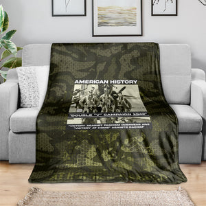Double V Campaign American History 1942 Blanket Military Camouflage Tuskegee Airmen World War II