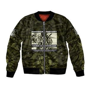 Double V Campaign American History 1942 Bomber Jacket Military Camouflage Tuskegee Airmen World War II