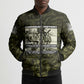 Double V Campaign American History 1942 Bomber Puffer Jacket Military Camouflage Tuskegee Airmen World War II