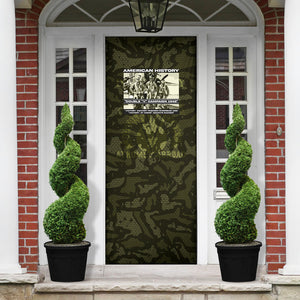 Double V Campaign American History 1942 Door Cover Military Camouflage Tuskegee Airmen World War II