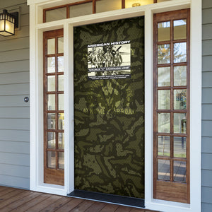 Double V Campaign American History 1942 Door Cover Military Camouflage Tuskegee Airmen World War II
