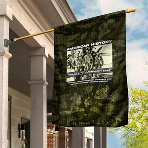 Double V Campaign American History 1942 Garden Flag Military Camouflage Tuskegee Airmen World War II