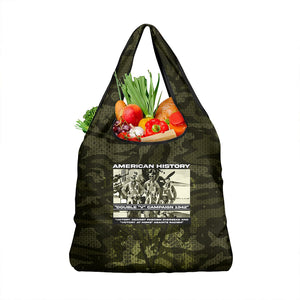 Double V Campaign American History 1942 Grocery Bag Military Camouflage Tuskegee Airmen World War II
