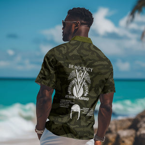 Double V Campaign American History 1942 Hawaiian Shirt Military Camouflage Tuskegee Airmen World War II